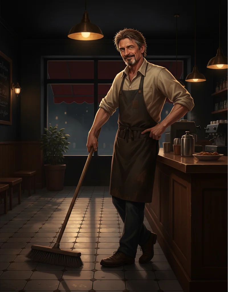 John as broke janitor